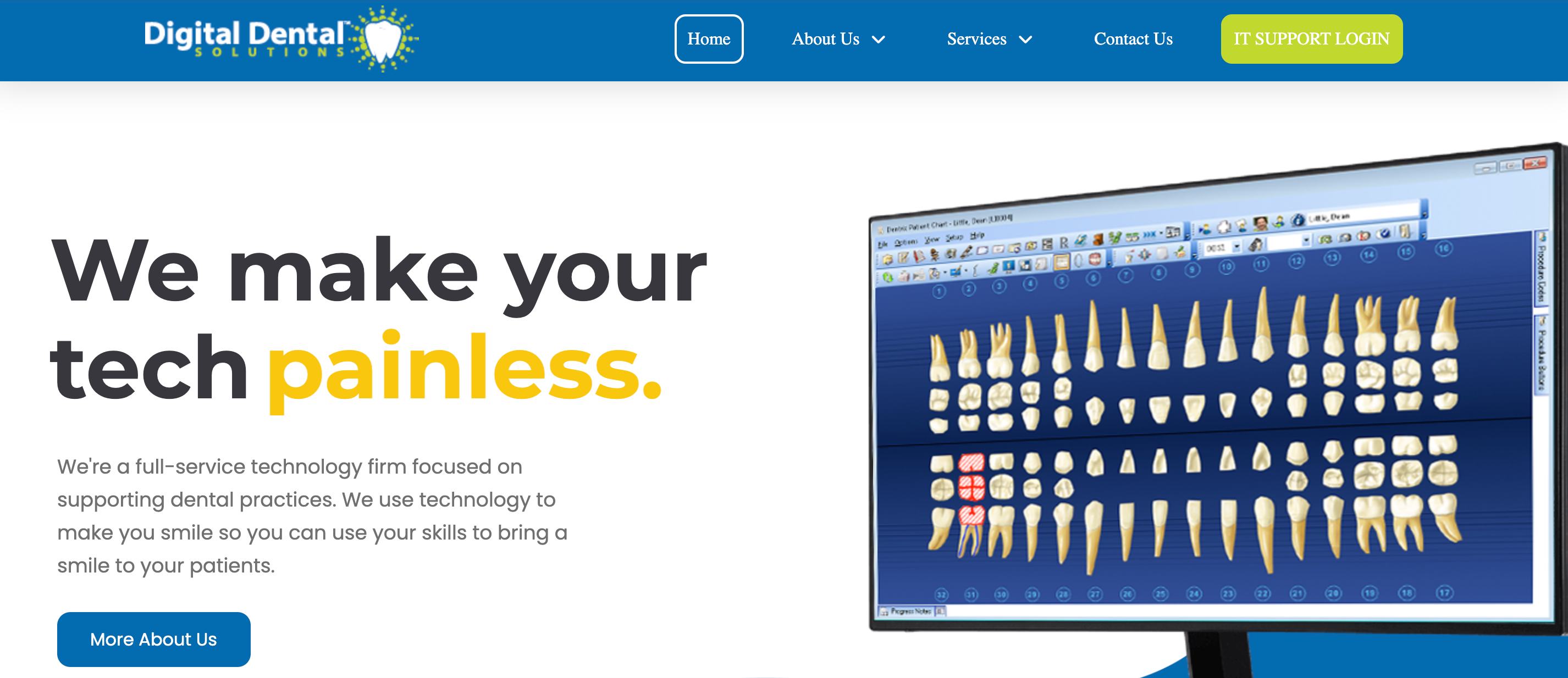 DDS Tech public website captured on September 22, 2026