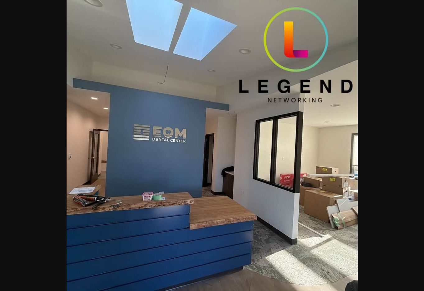 EOM Dental Center dental office technology project in Sequim, Washington · Puget Sound