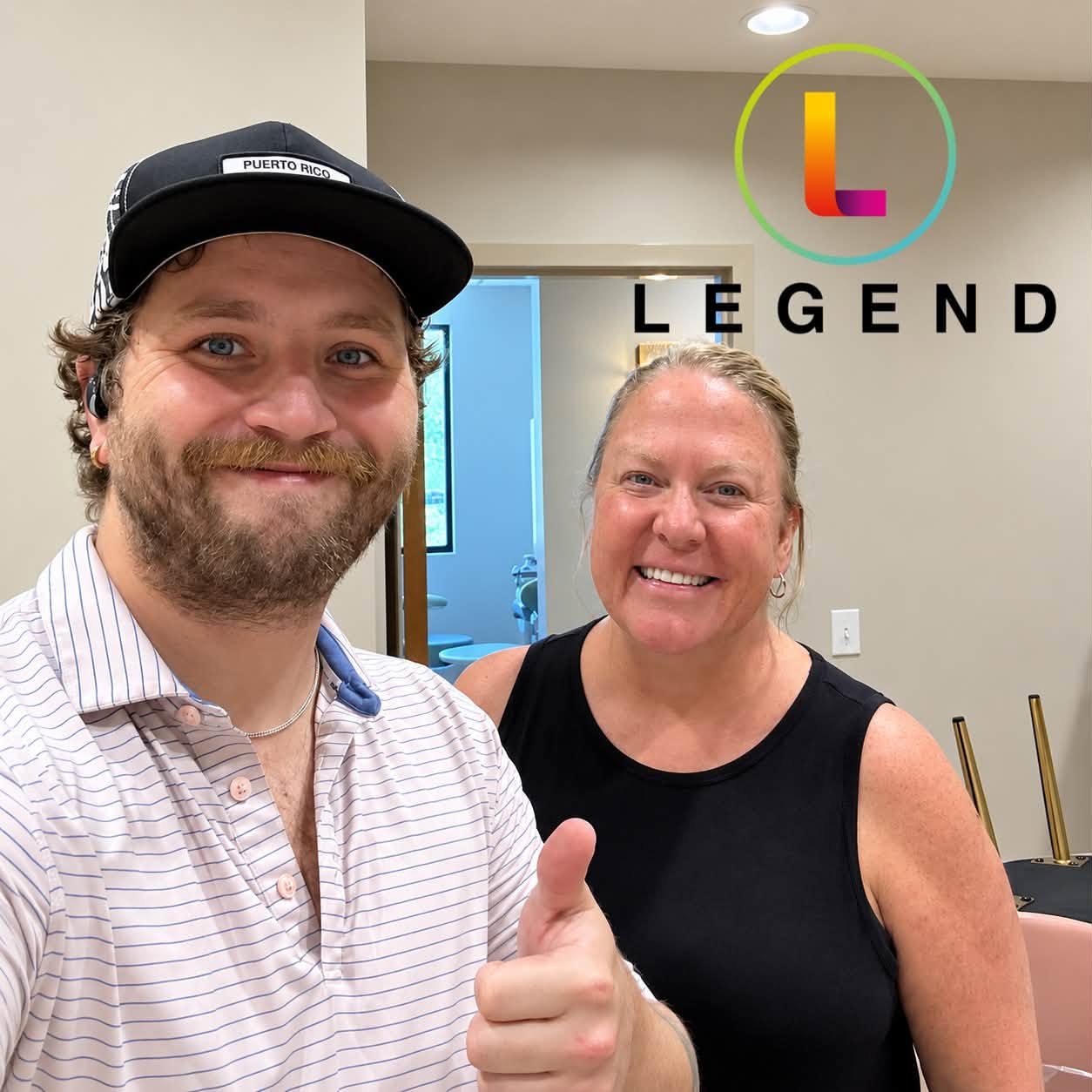 Legend technician Michael with Dr. Traci Espinosa at Magnolia Dental Arts