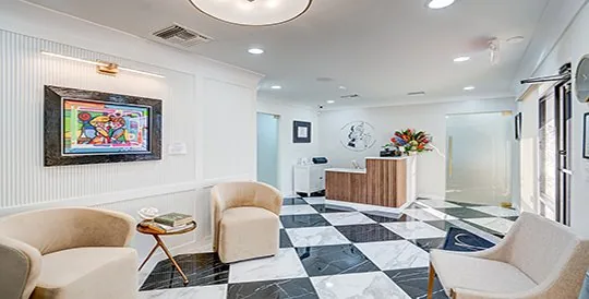 Reception area at Dental Medicine Center of Cape Coral