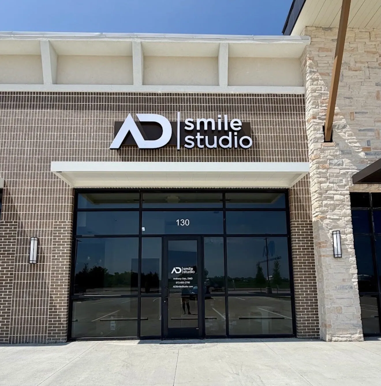 Exterior of AD Smile Studio in Lavon, Texas
