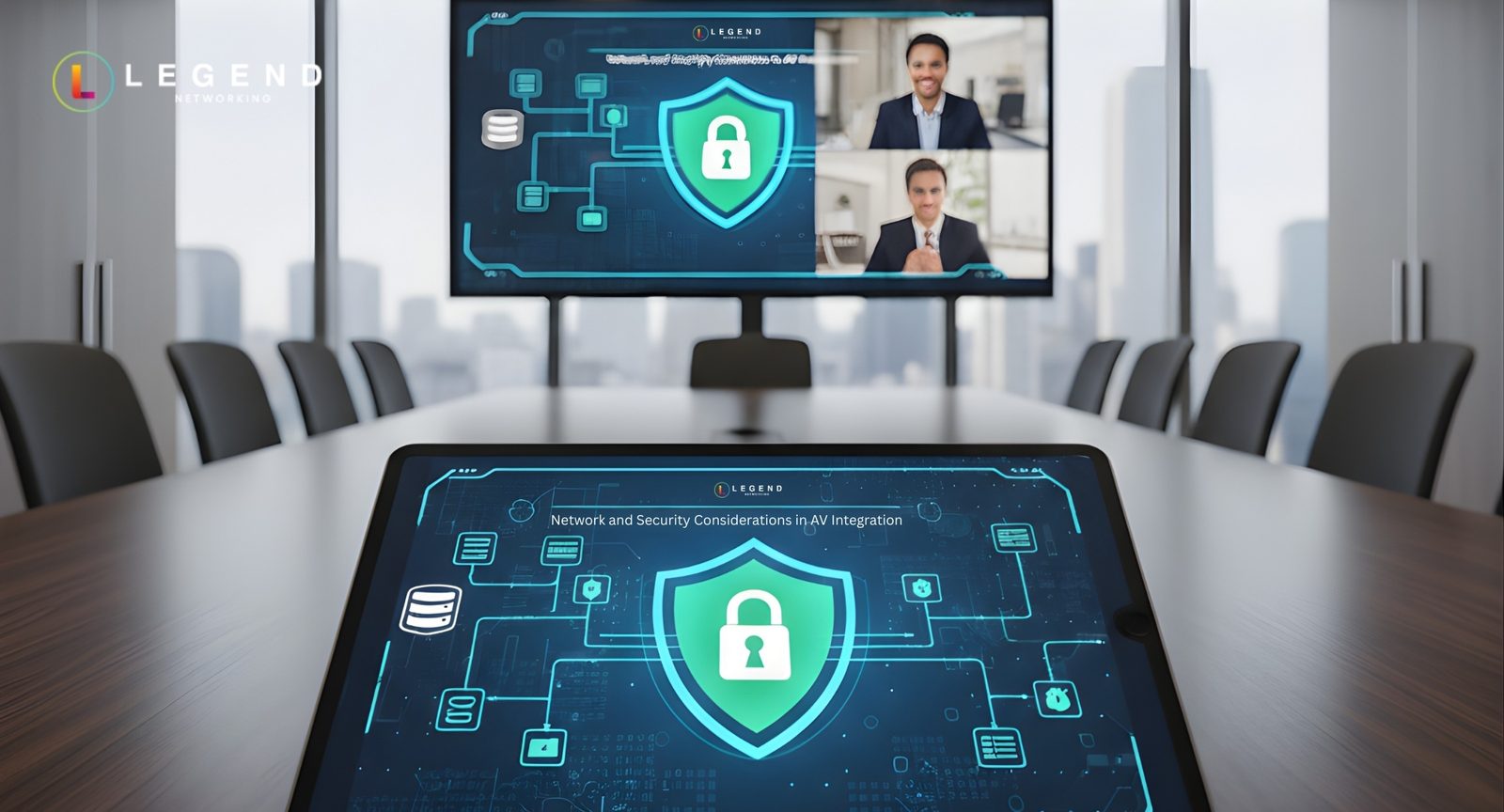 Legend Networking | Top Audio Video System Integration Services in Texas Secure network infrastructure supporting audio video system integration