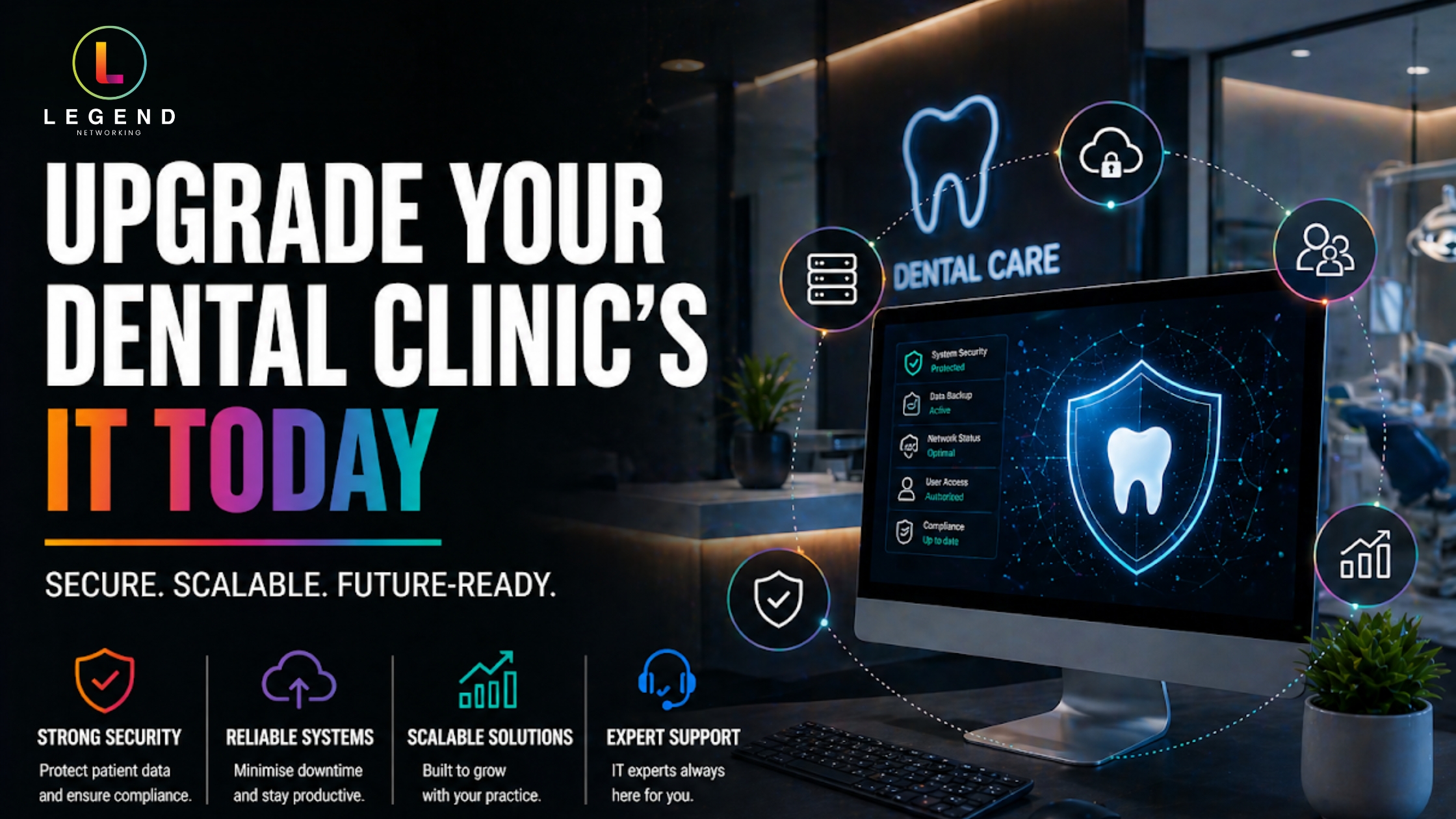 Legend Networking | IT Support For Dental Clinics In Pittsburgh Guide Upgrade Your Dental Clinic’s IT Today