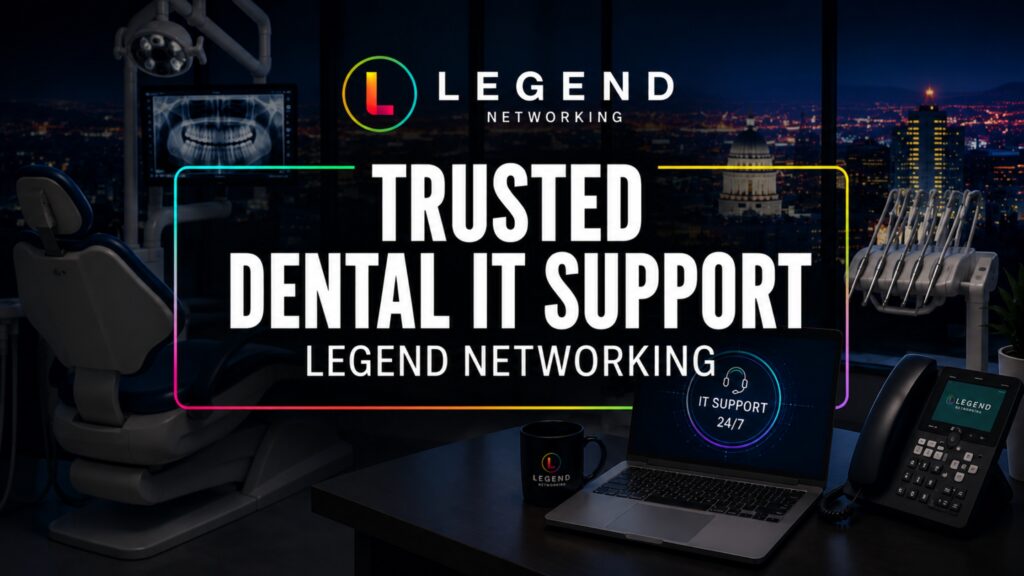 Legend Networking providing IT maintenance for dental practices Salt Lake City 