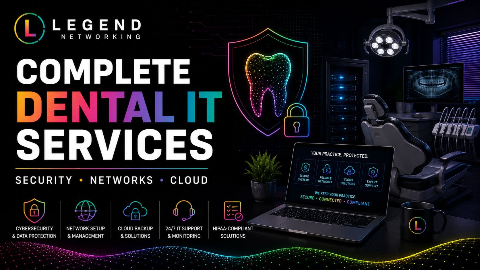 Legend Networking | Ransomware Recovery for Dental Offices: Step-by-Step Response Plan Dental cybersecurity guide