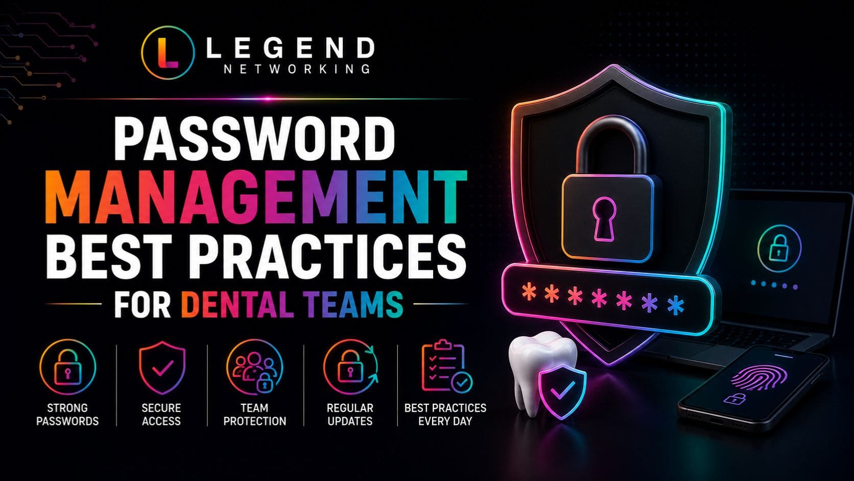 Legend Networking | Password Management Best Practices for Dental Teams Password management for dental office