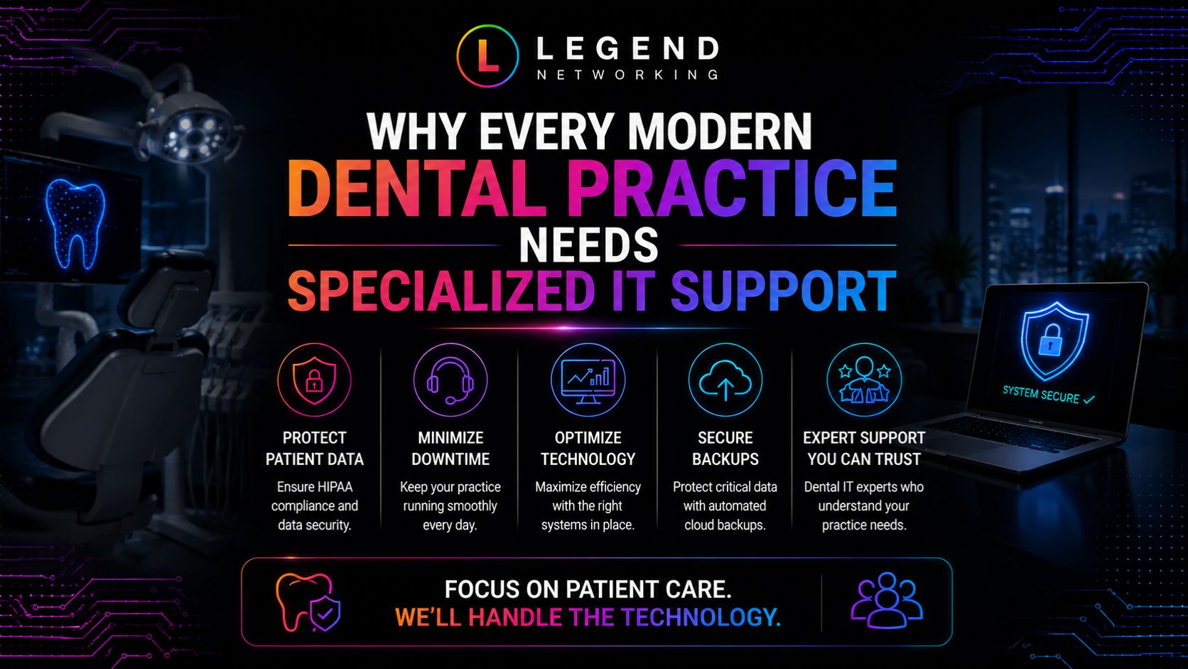 Why Every Modern Dental Practice Needs Specialized IT Support Specialized IT support for dental practices