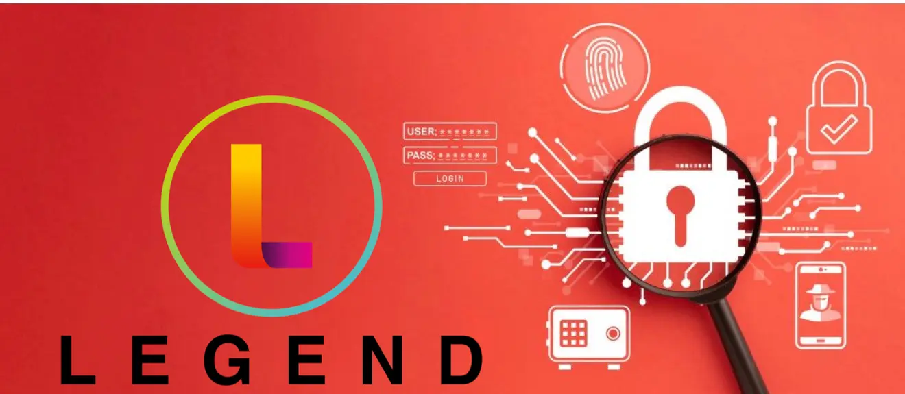 Legend Networking cybersecurity protection graphic
