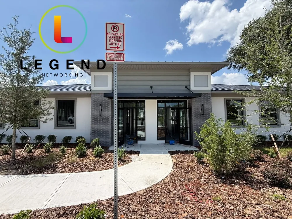 Blue Ridge Dental exterior during construction in Oakland, Florida