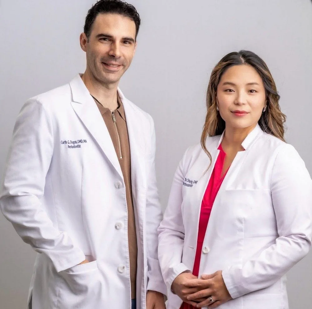 Dr. Curtis Dugas and Dr. Yoo Jin Chung at Sapphire Dental Studio