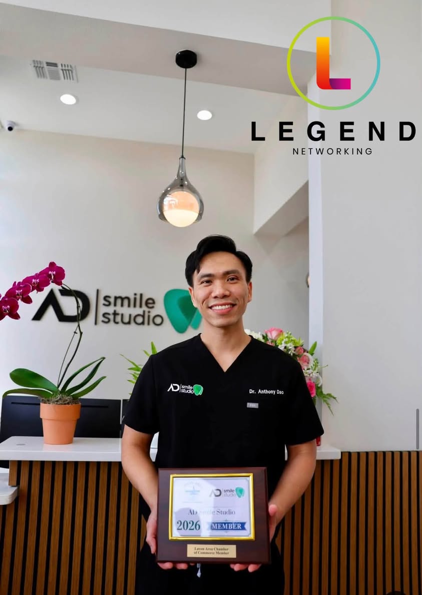 Dr. Anthony Dao at the AD Smile Studio opening celebration.