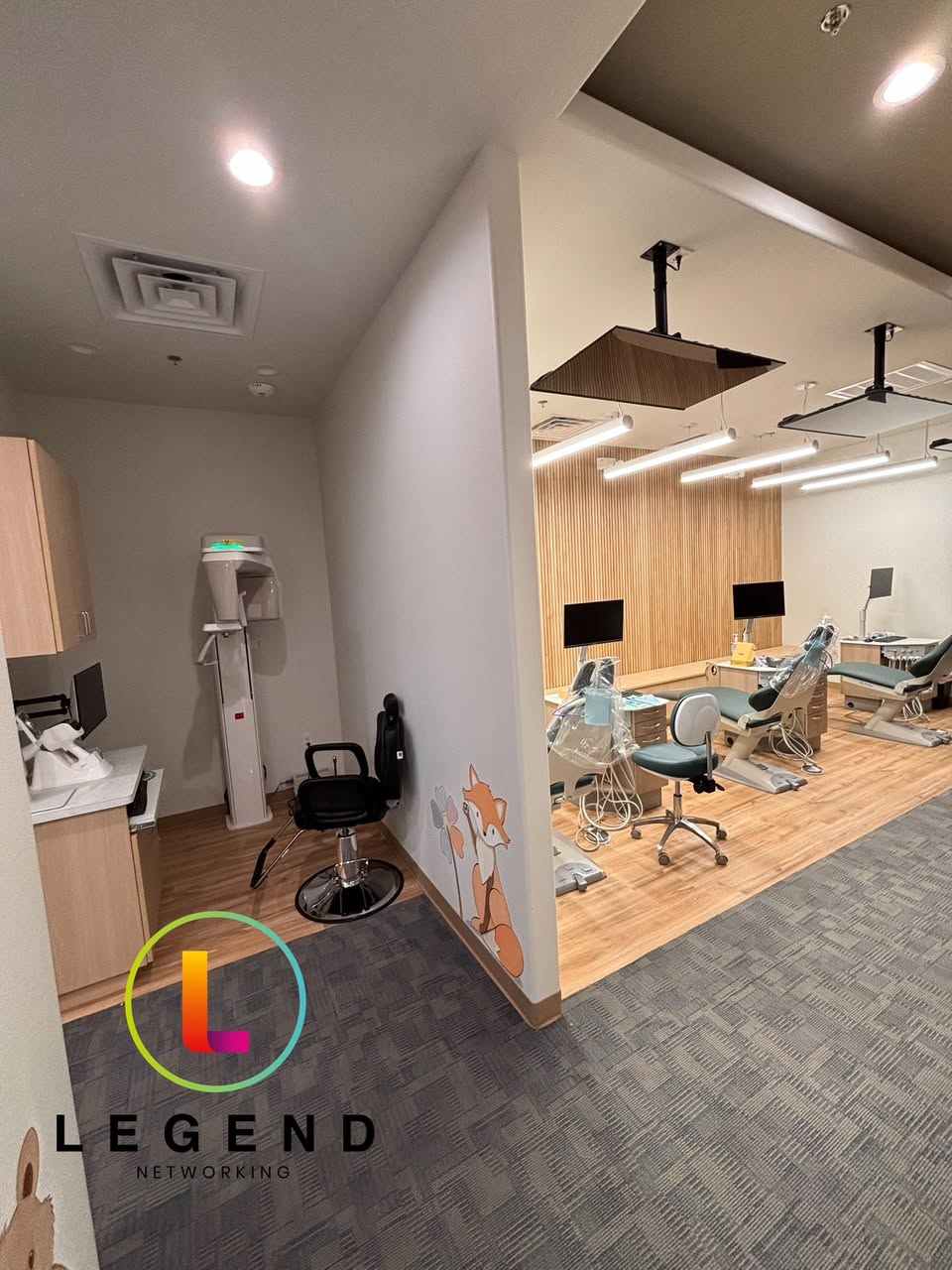 Entry to the treatment area at Argyle Pediatric Dentistry.