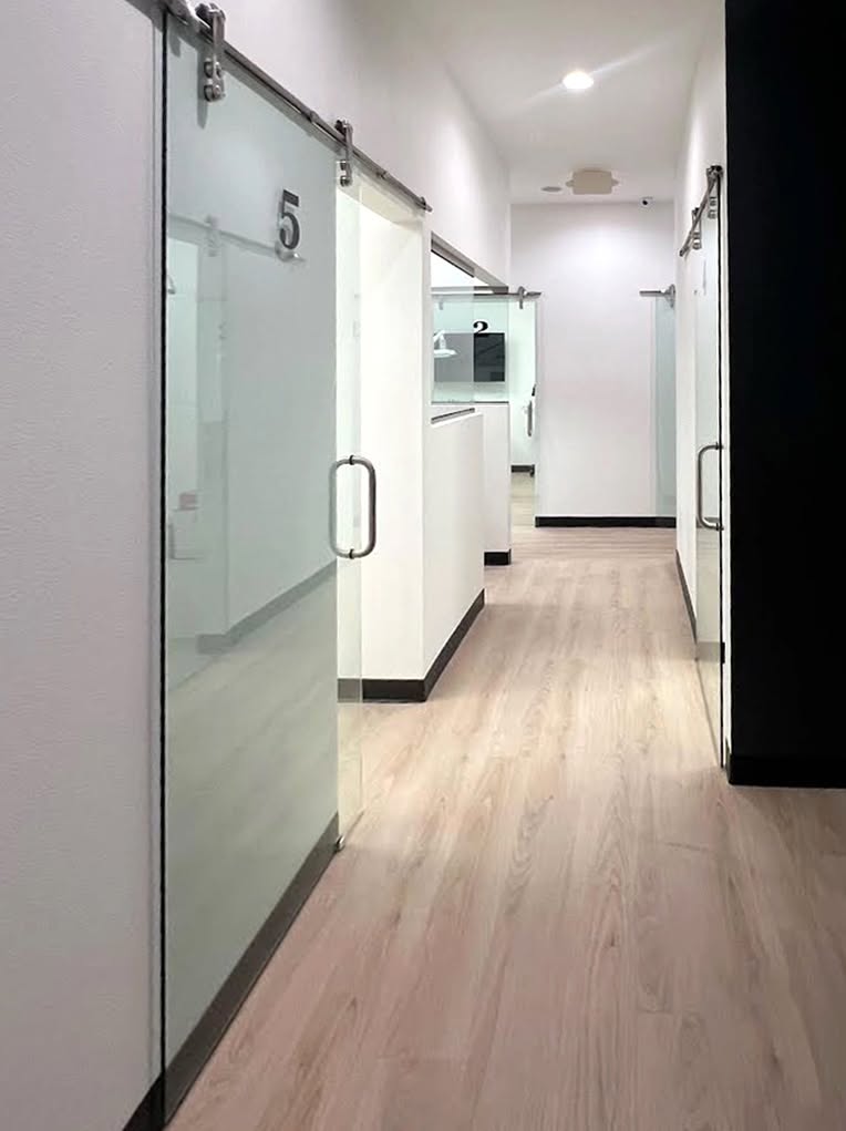 Interior corridor at Dental Plus Specialists.