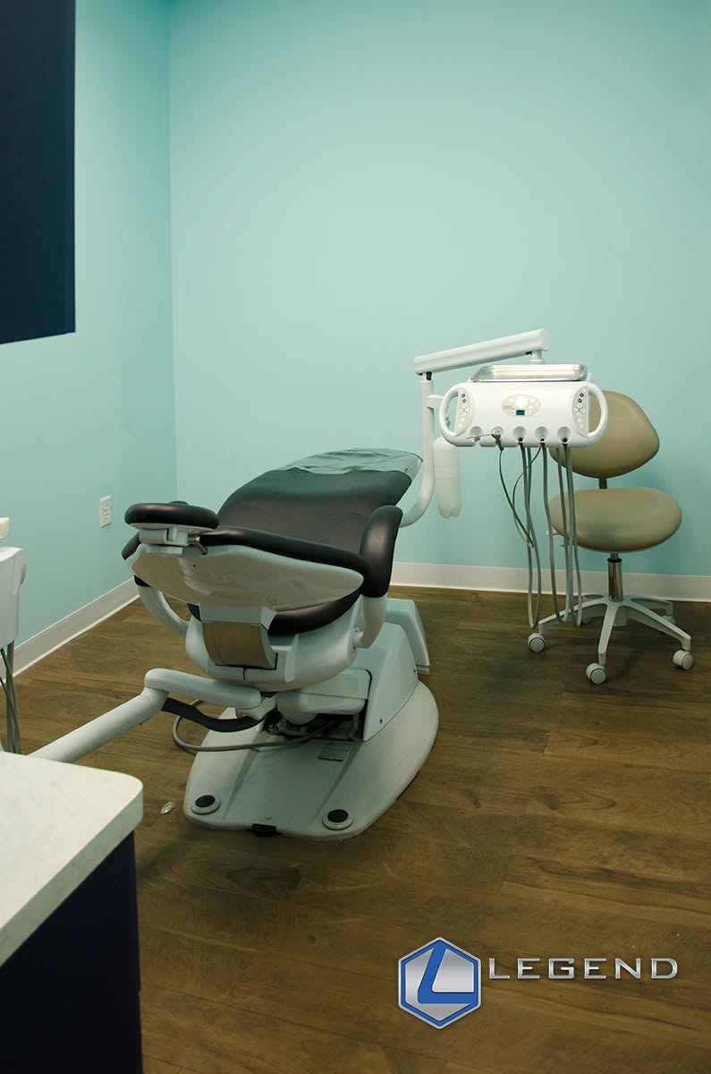 Individual treatment room at Dental Smart Kids.