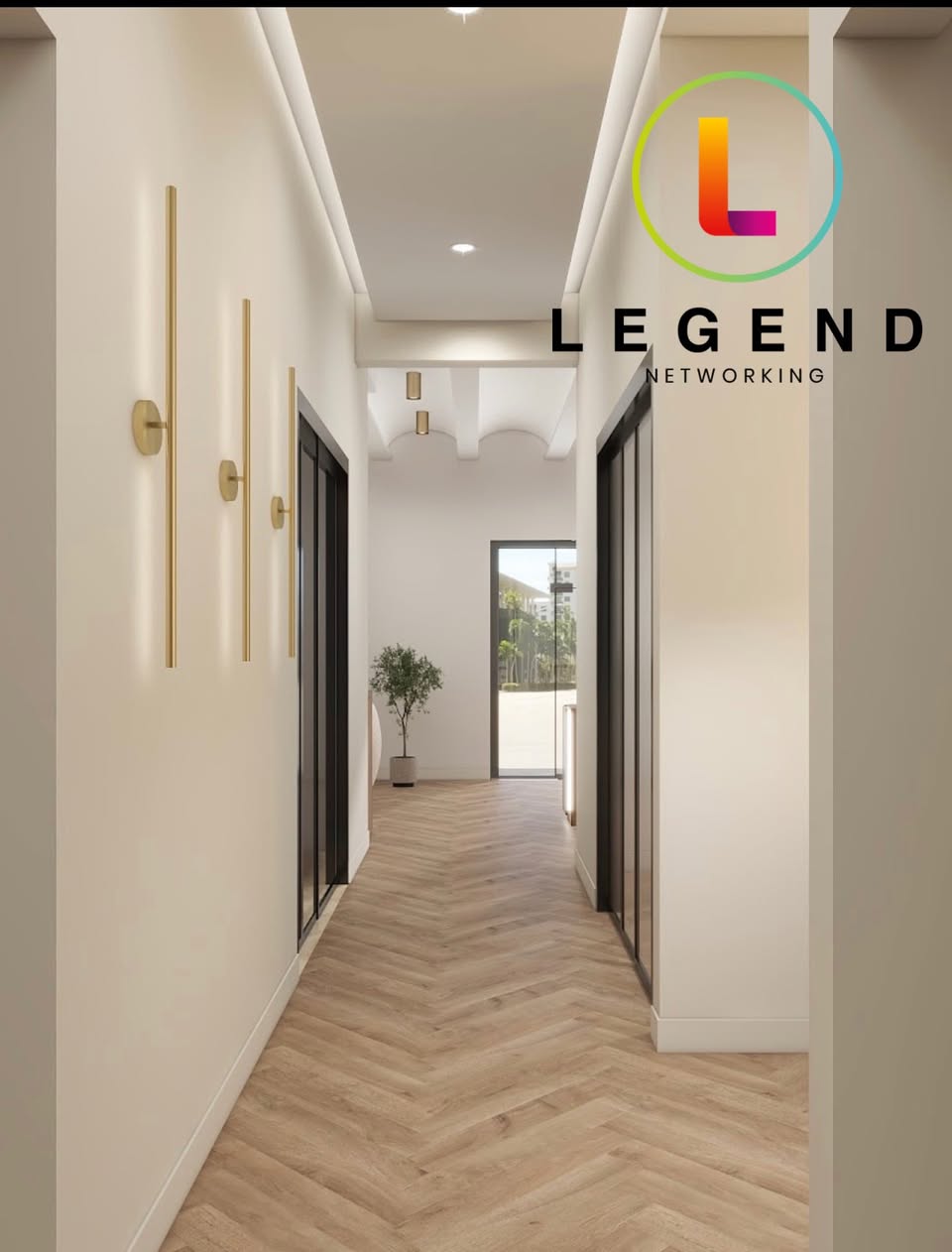 Interior corridor at Smile Craft Orthodontics.